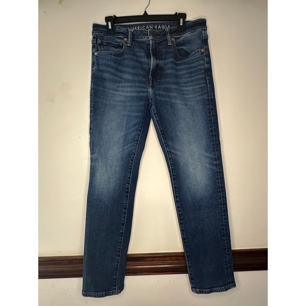 American Eagle dark denim Airflex 33x30 Slim straight